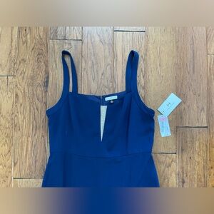 H by Halston Navy Blue Dress